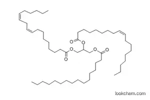 Molecular Structure of 1587-93-5 (1-PALMITOYL-2-OLEOYL-3-LINOLEOYL-RAC-GLYCEROL)